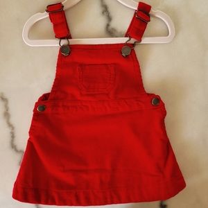 Hanna Anderson red romper dress